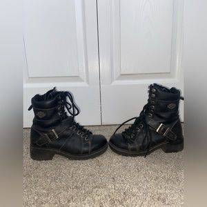 Harley Davidson leather riding boots